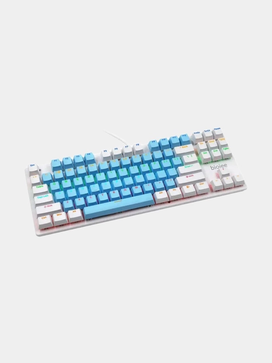 O'yin mexanik klaviaturasi BIOJJE 104 tugmalari RGB yoritilgan