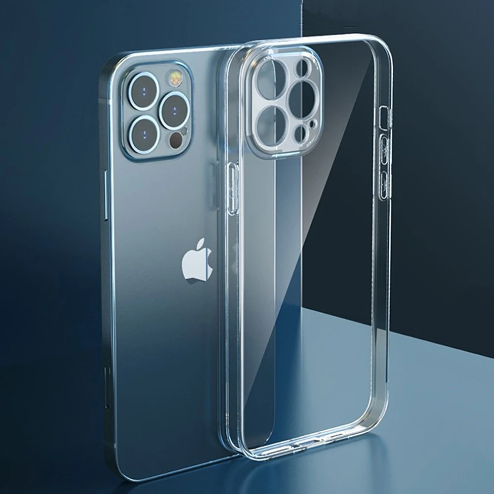 Прозрачный чехол для iPhone 6, 7, 8, X, XR, XS, 11, 12, 13, 14, 15, 16 ...