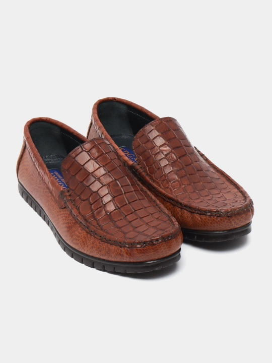 Erkaklar mokasinlari Edgart, tabiiy charm, 38-43