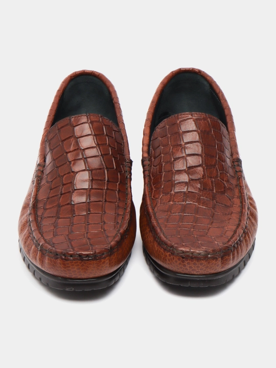 Erkaklar mokasinlari Edgart, tabiiy charm, 38-43