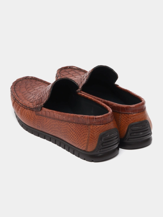 Erkaklar mokasinlari Edgart, tabiiy charm, 38-43