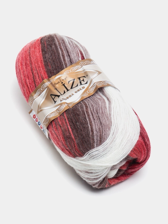 Нить для вязания ANGORA GOLD BATIK, 550 м