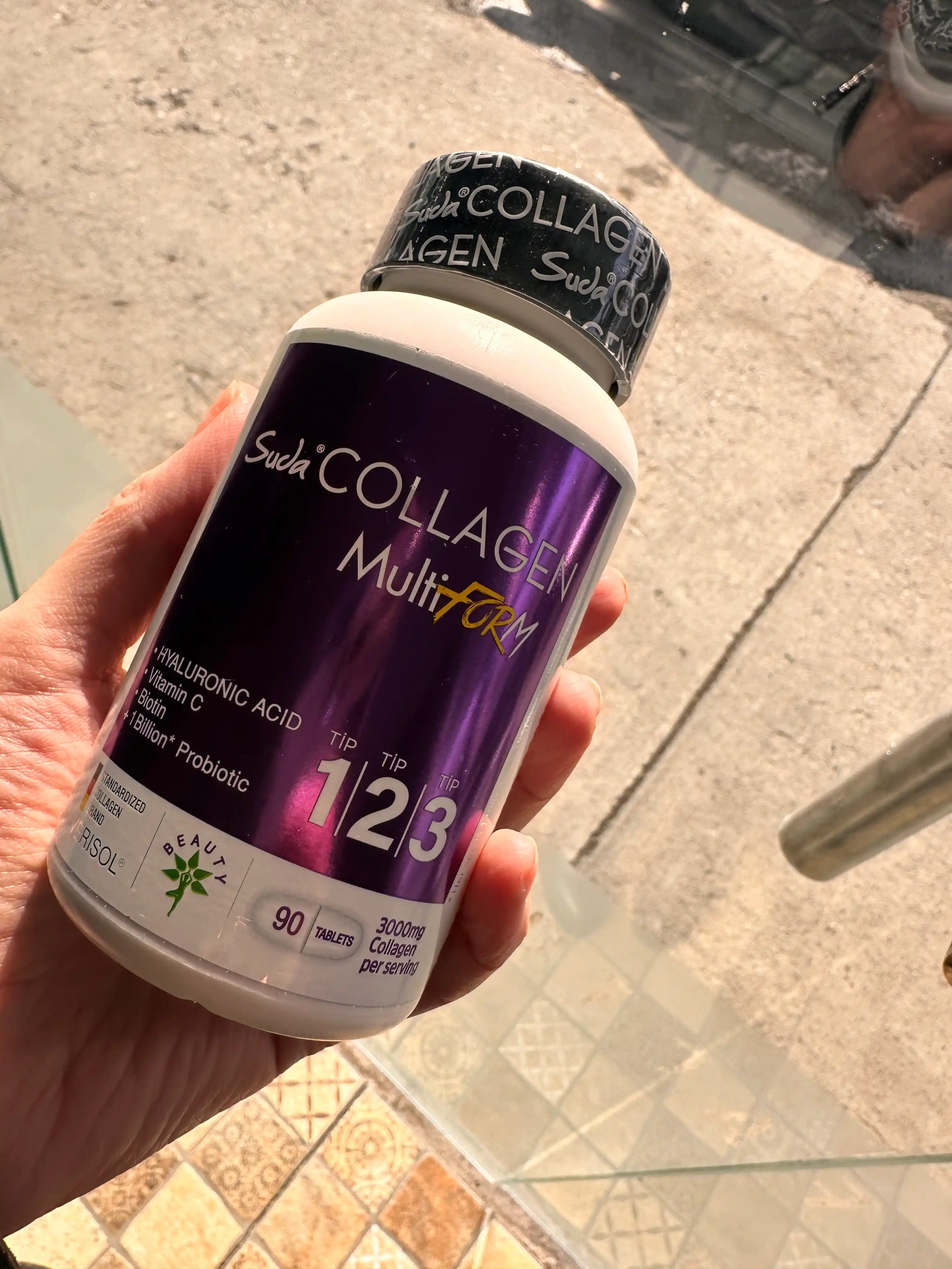 Кollagen Halal Collagen Suda, gialuron kislotasi bilan, 90 tabletka