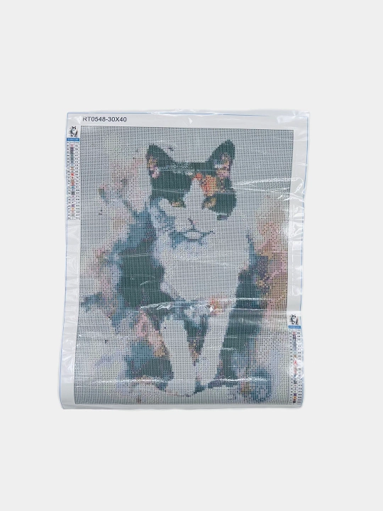 Алмазная мозаика "животные, котики, кошки, собаки, фламинго, кот, тигры, попугаи, лисицы"