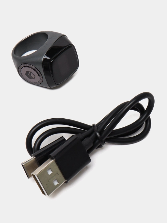 Смарт-кольцо для зикра, электронные четки Zikr Ring Lux + заряжающий кейс в подарок