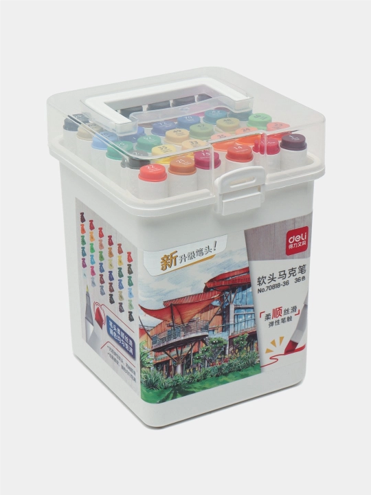 Sketch marker Deli 70818-36, 36 rang q0000017611