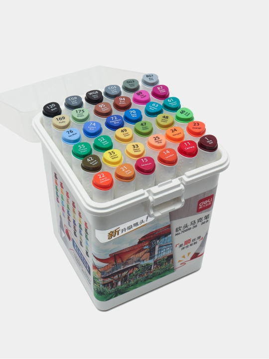 Sketch marker Deli 70818-36, 36 rang q0000017611