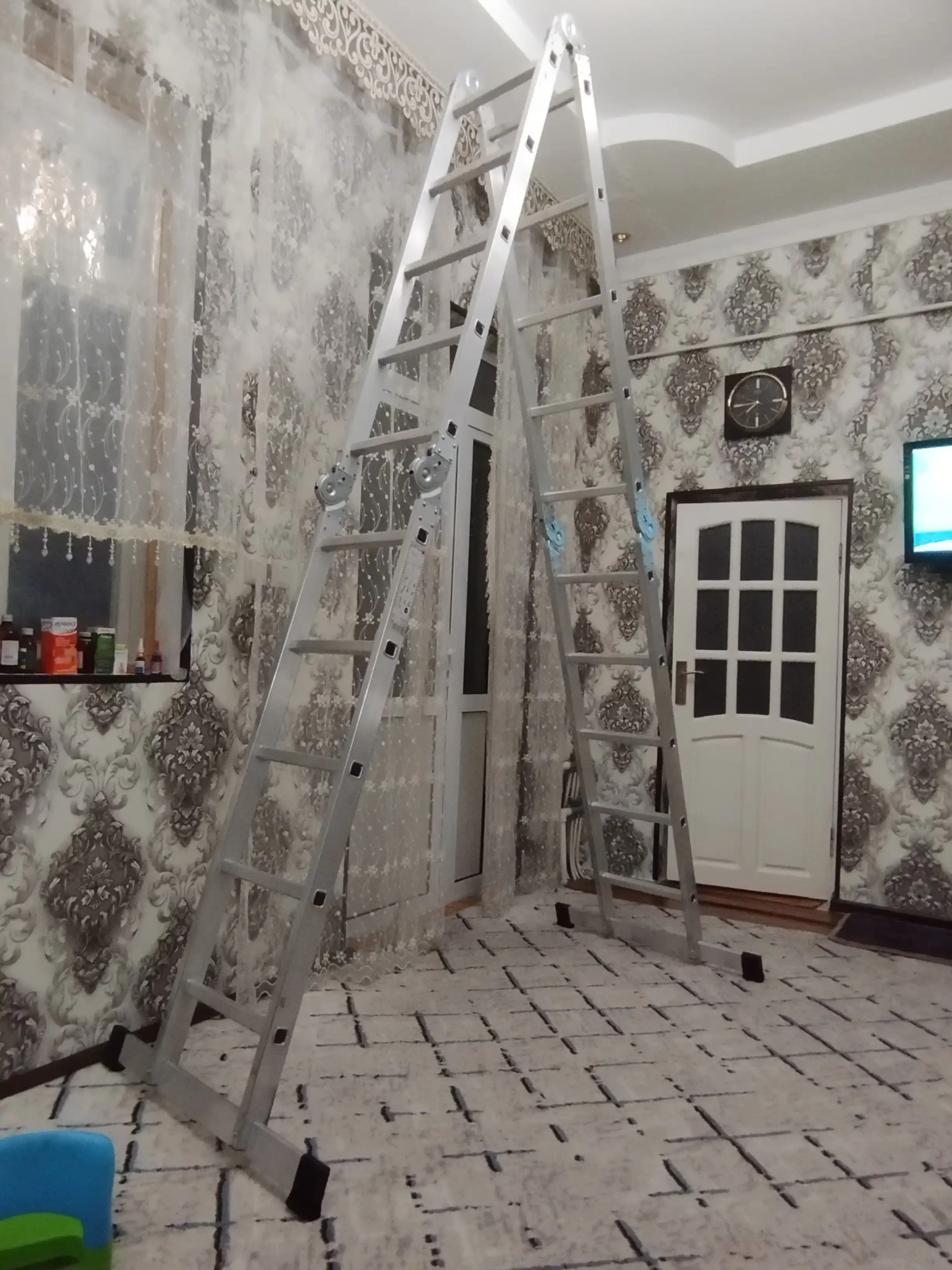 Perilla alyumin yigʻma narvon, ko'p funksiyali transformer zinapoya