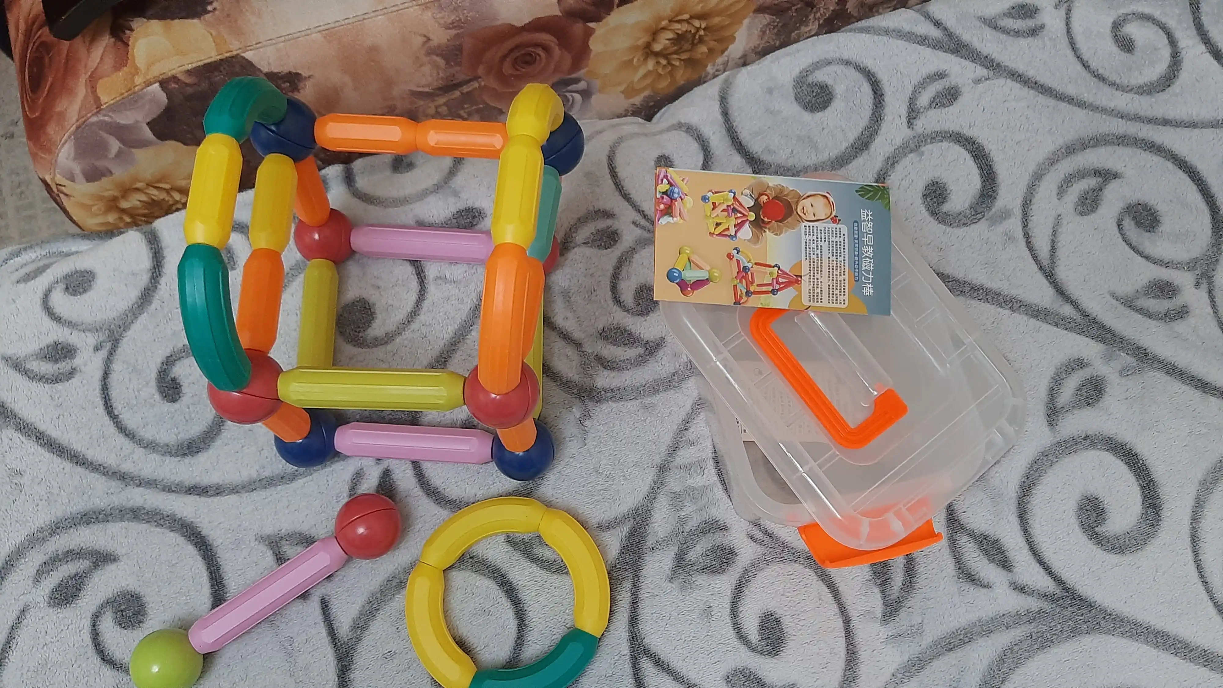 Magnit 3D konstruktori, rivojlanayotgan, 25, 36 qismlar
