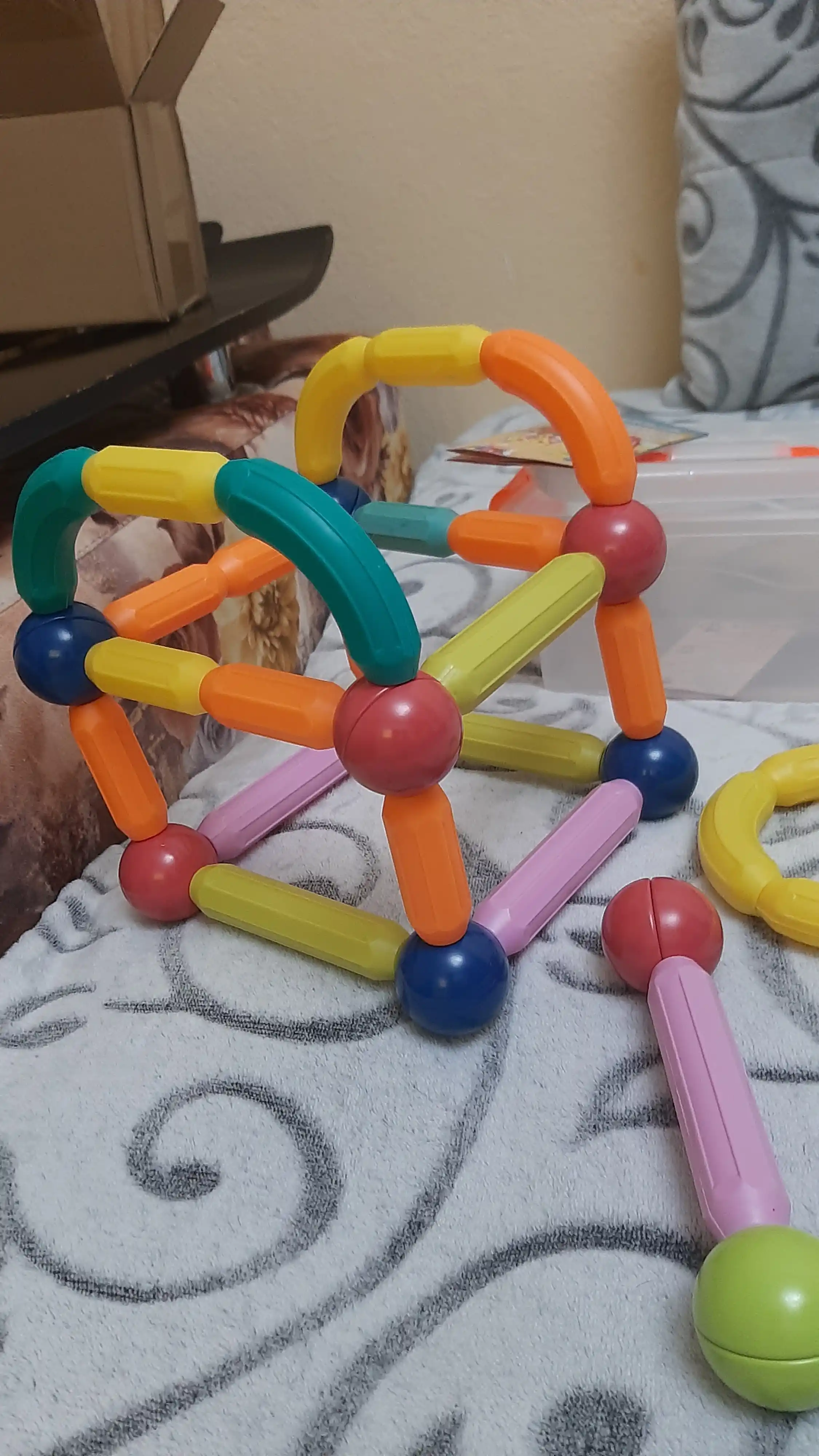Magnit 3D konstruktori, rivojlanayotgan, 25, 36 qismlar
