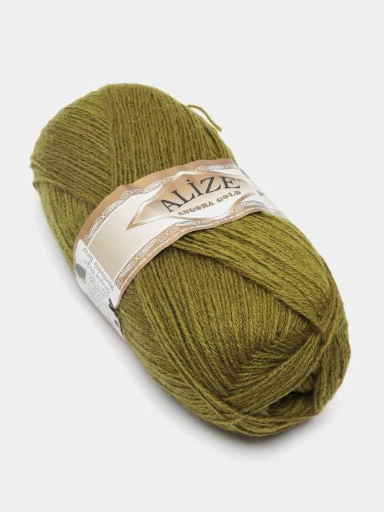 Нить для вязания Angora gold, 20% шерсть 80% акрил, 100 гр, 550 м