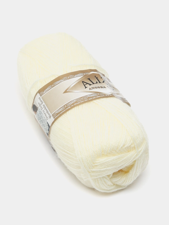 Нить для вязания Angora gold, 20% шерсть 80% акрил, 100 гр, 550 м