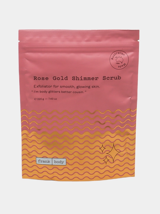 Скраб для тела с шиммером Frank Body Shimmer, 200 г - 