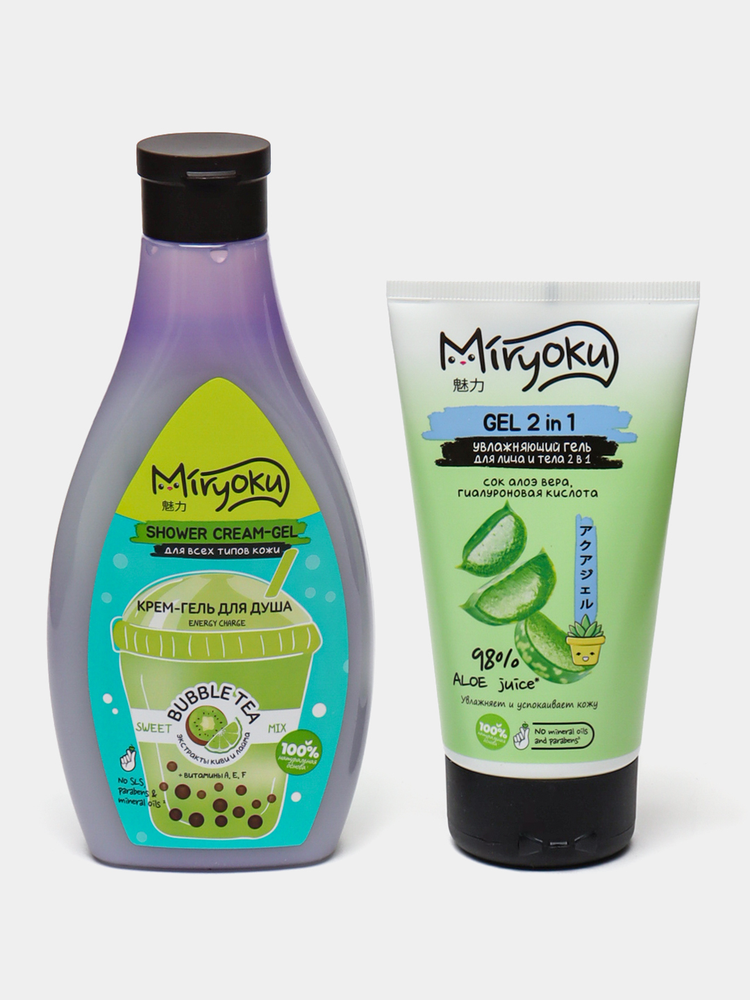 Набор подарочный Miryoku Skin Care Set (гель для душа 300 мл+гель для ...