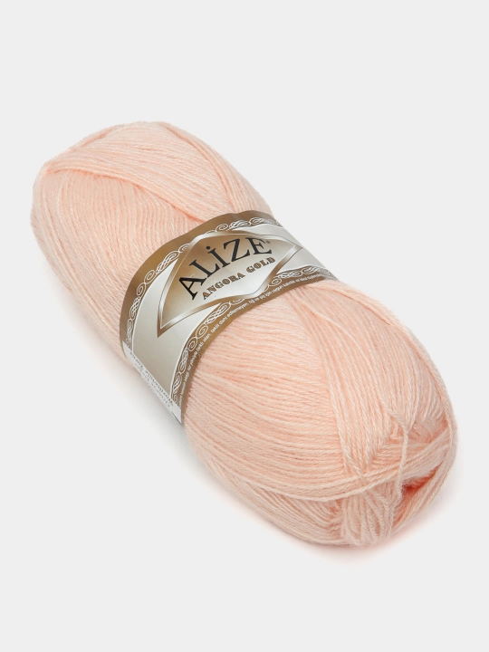 Нить для вязания Angora gold, 20% шерсть 80% акрил, 100 гр, 550 м