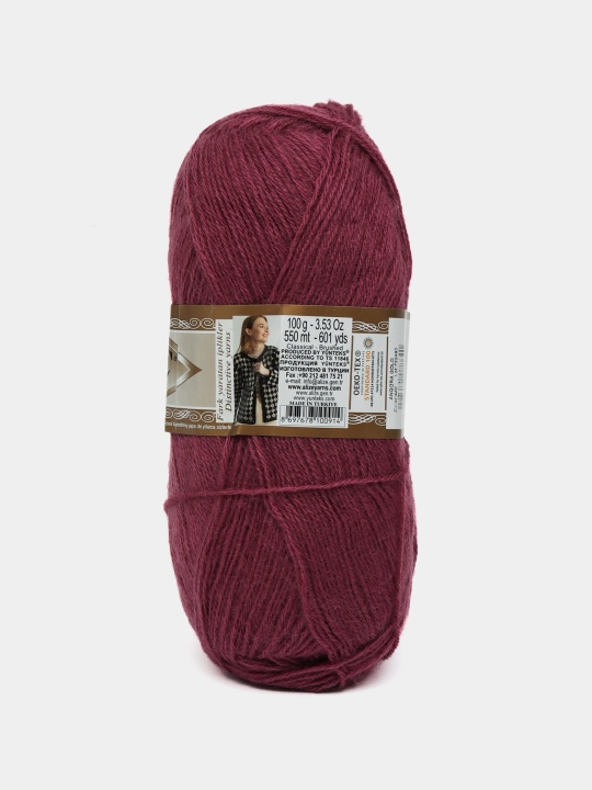 Нить для вязания Angora gold, 20% шерсть 80% акрил, 100 гр, 550 м