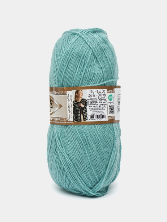 Нить для вязания Angora gold, 20% шерсть 80% акрил, 100 гр, 550 м