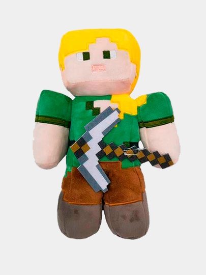 Мягкие игрушки Minecraft, 11 видов — 4HOMTOY-MINECR-ЛЗЕЛЕН