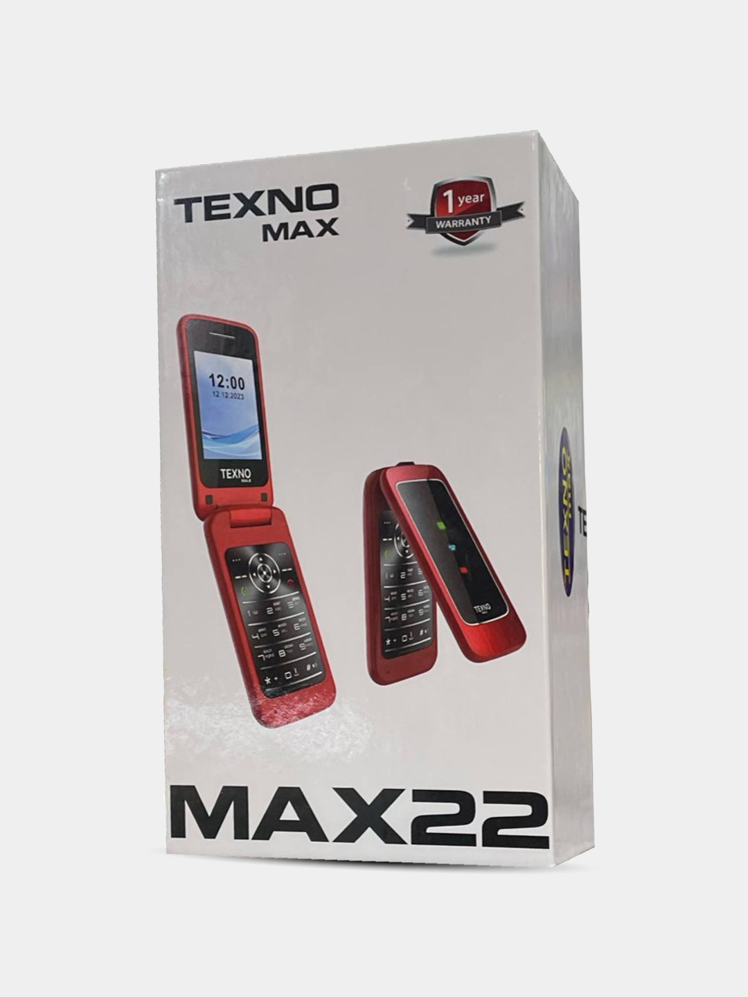 Кнопочный телефон раскладушка Texno MAX 22S, черный, 2 cим-карты купить по  низким ценам в интернет-магазине Uzum (924024)