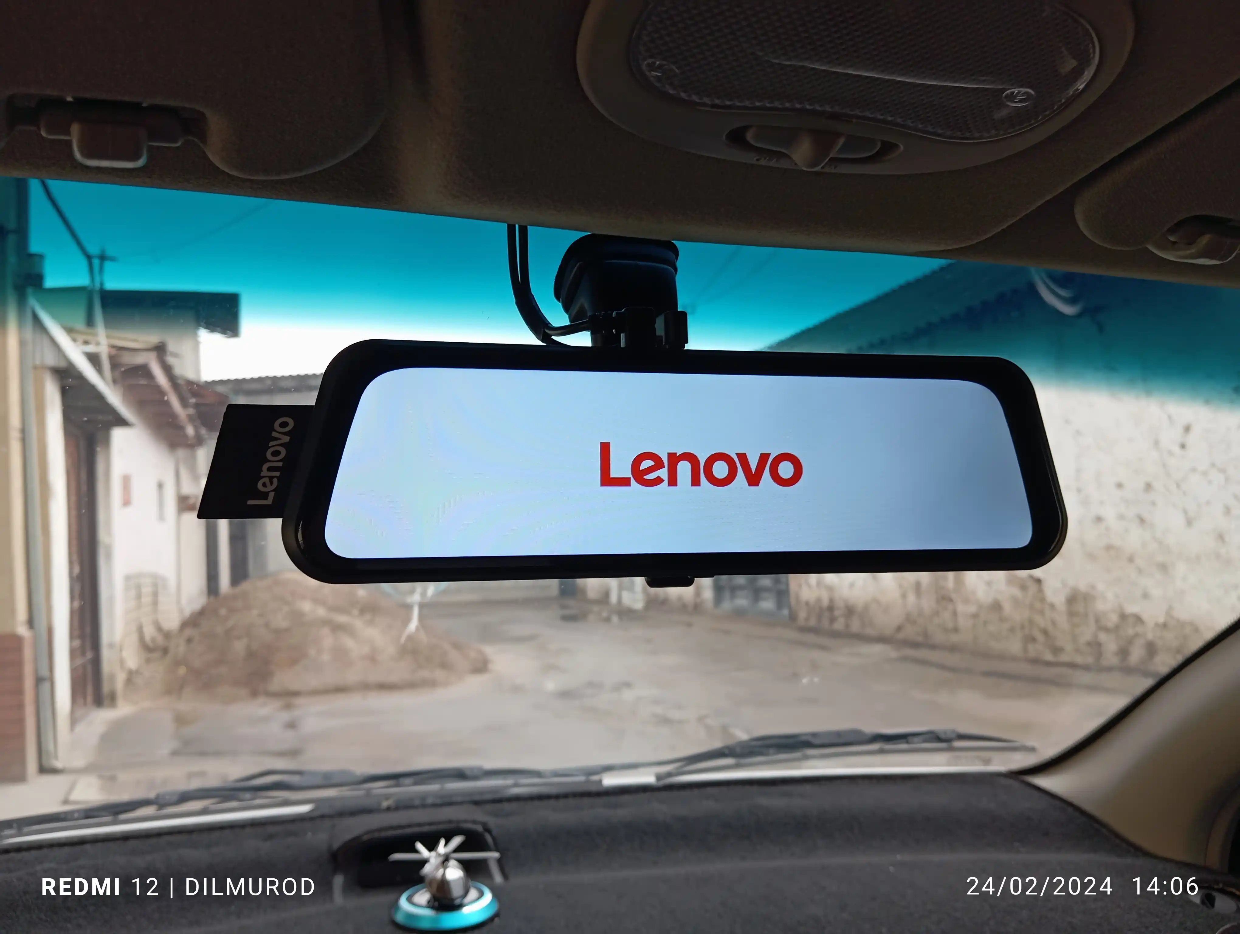 Видеорегистратор для автомобиля Lenovo V7, с малибу камерой, рыбий глаз