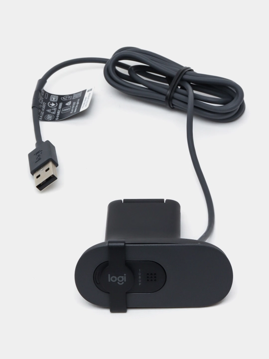 Logitech Brio 90 Full HD 1080p veb-kamerasi, o'rnatilgan mikrofon bilan, porlashga qarshi