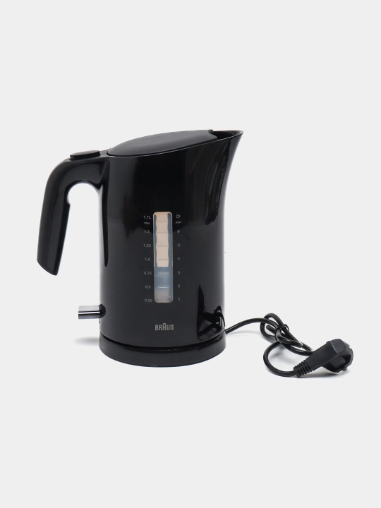Braun WK3100 Black choynak, 2200 Vt, 1.7 l, avtomatik o‘chish, filtr, 360° baza, plastik