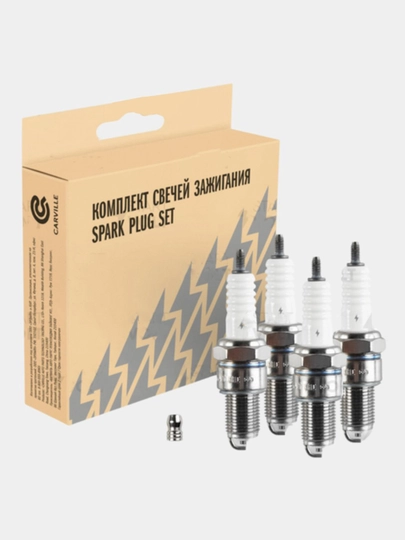 Свечи зажигания для Лада 2101-2107, NEXIA SOHC, MATIZ, DAMAS, комплект 4 шт, VSP 0004