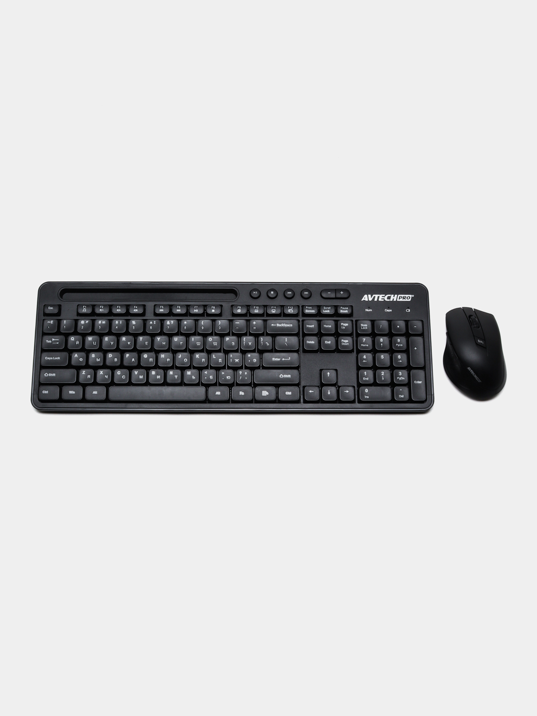 Беспроводной набор клавиатура и мышь Avtech Pro CW604, белый/черный ...
