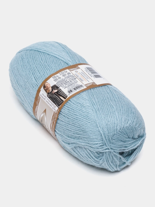Нить для вязания Angora gold, 20% шерсть 80% акрил, 100 гр, 550 м