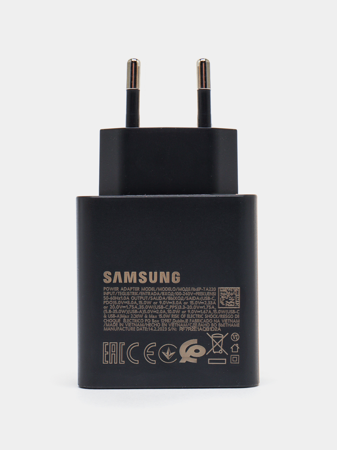 Зарядное устройство для телефона Samsung USB Type-C, 35 W, блок питания,  адаптер купить по низким ценам в интернет-магазине Uzum (883180)