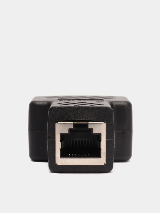 Соединитель LAN кабеля RJ45 - RJ45 для разветвитель двух компьютерных кабелей
