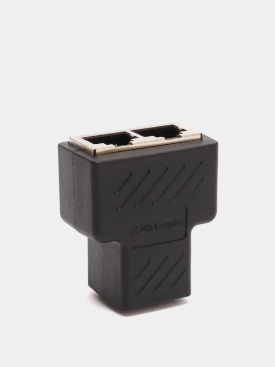 Соединитель LAN кабеля RJ45 - RJ45 для разветвитель двух компьютерных кабелей