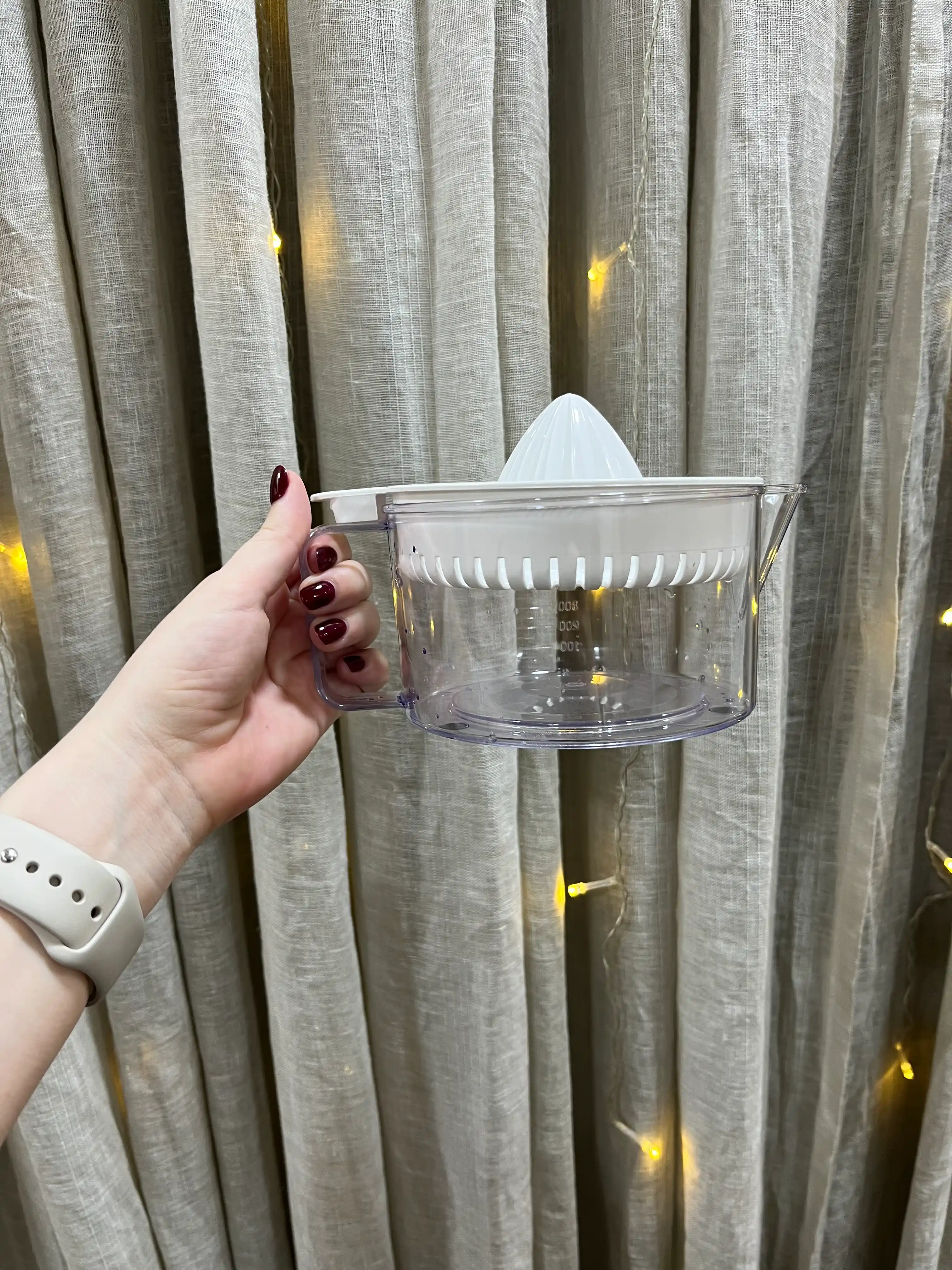 Mevalar uchun qo'l sharbat chiqargich, 0.60 litr