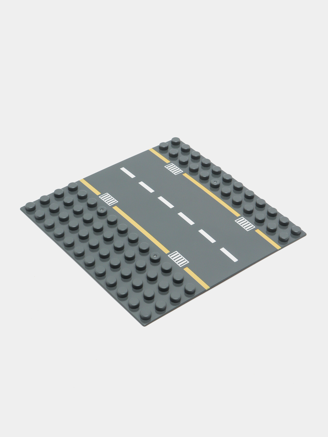 Пластина duplo Wange конструктор основание дорога поворот совместимая с лего, 19.5x19.5 см