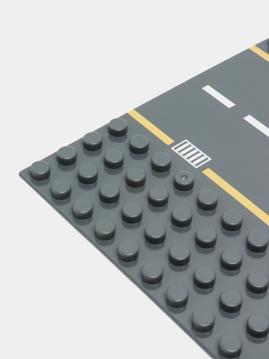Пластина duplo Wange конструктор основание дорога поворот совместимая с лего, 19.5x19.5 см