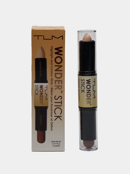 Konsiler-xaylayter va korrektor yuz uchun TLM, ikki tomonlama bo'yanish konturi, 2 tasi 1 da - 