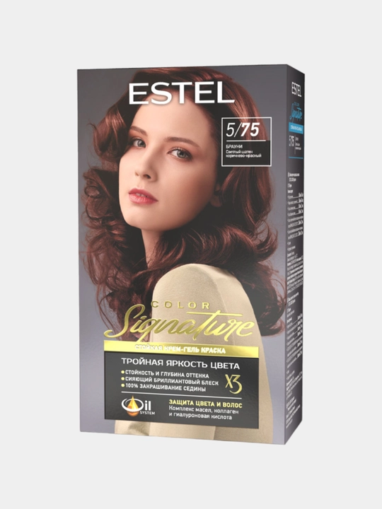 Color Signature uzoq muddatli krem-gel soch bo'yog'i