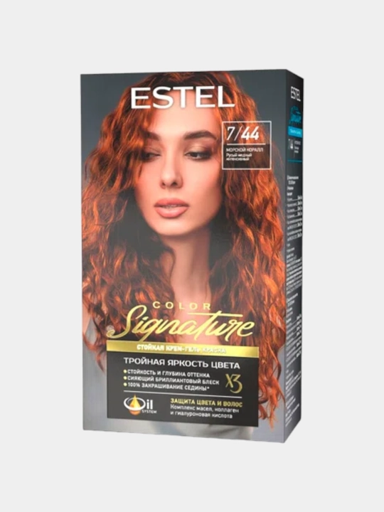 Color Signature uzoq muddatli krem-gel soch bo'yog'i