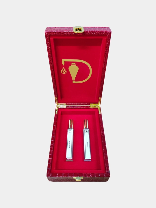 Ayollar uchun Datum Parfume 2 tasi 1 da charm quti ichida parfyum to'plami