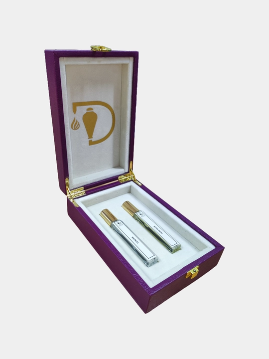 Парфюмерный набор Datum Parfume 2 в 1 в кожаной шкатулке для женщин