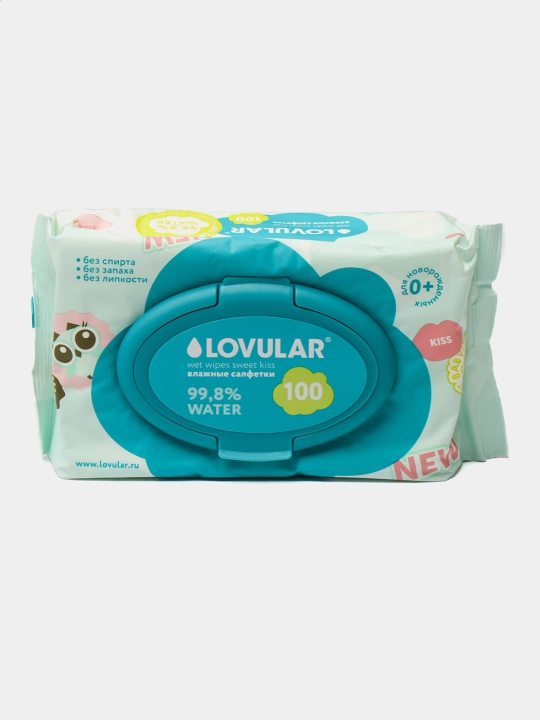 Nam salfetkalar Lovular Sweet kiss, 100 dona - 