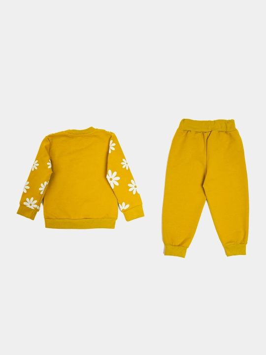 Qizlar uchun paxtali sport kostyumi