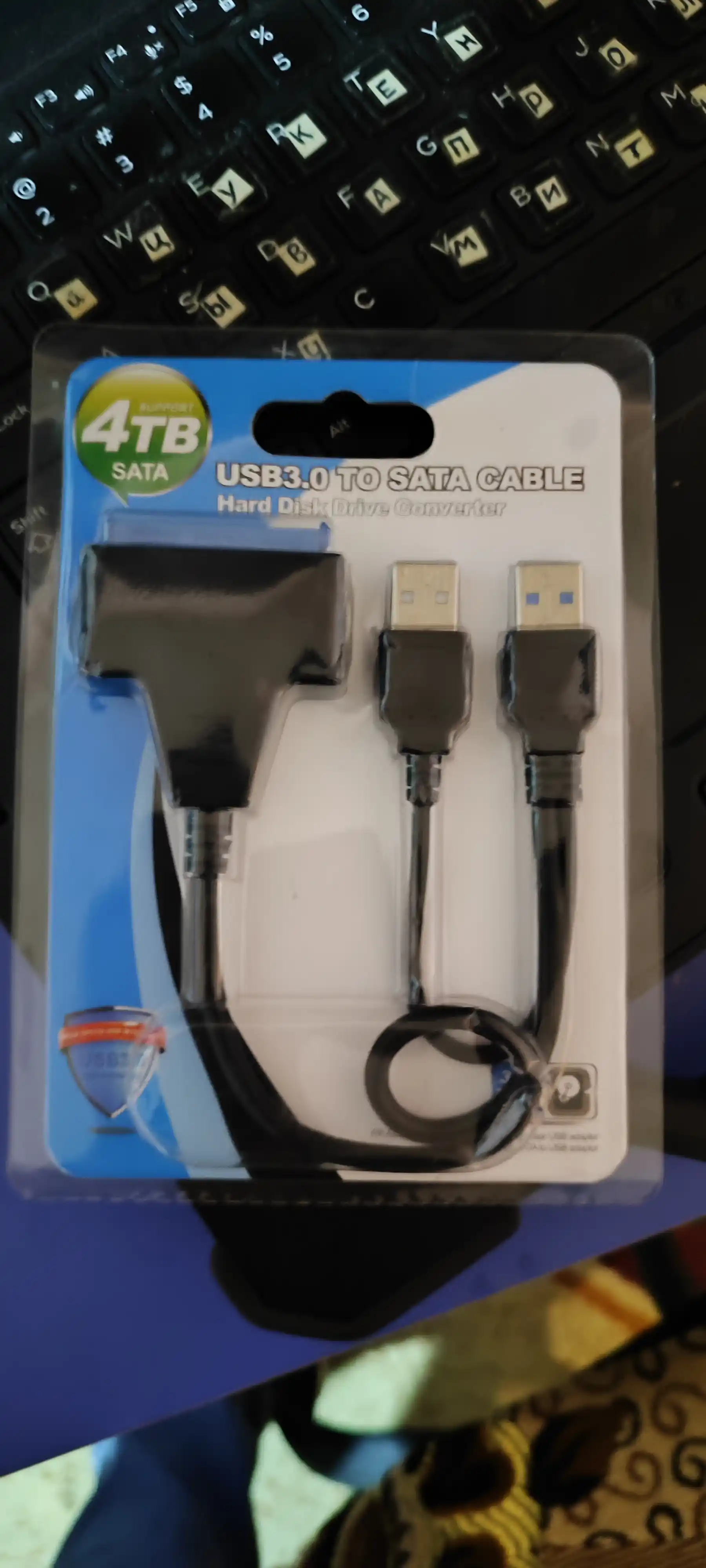 USB SATA adapteri, HDD, SSD 2.5 uchun