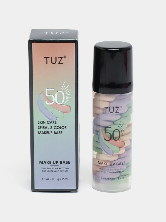 3-цветная TUZ 50, праймер для лица, база под макияж для лица, 35 мл - 