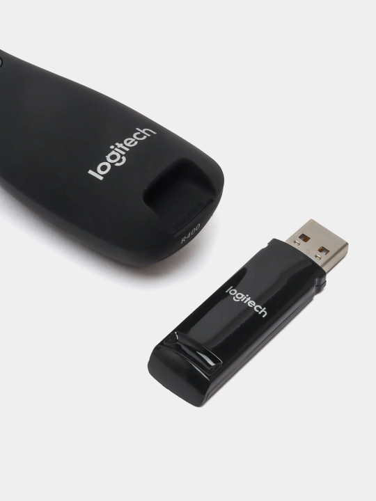 Taqdimot uchun lazerli masofadan boshqarish pulti Logitech Wireless Presenter R400