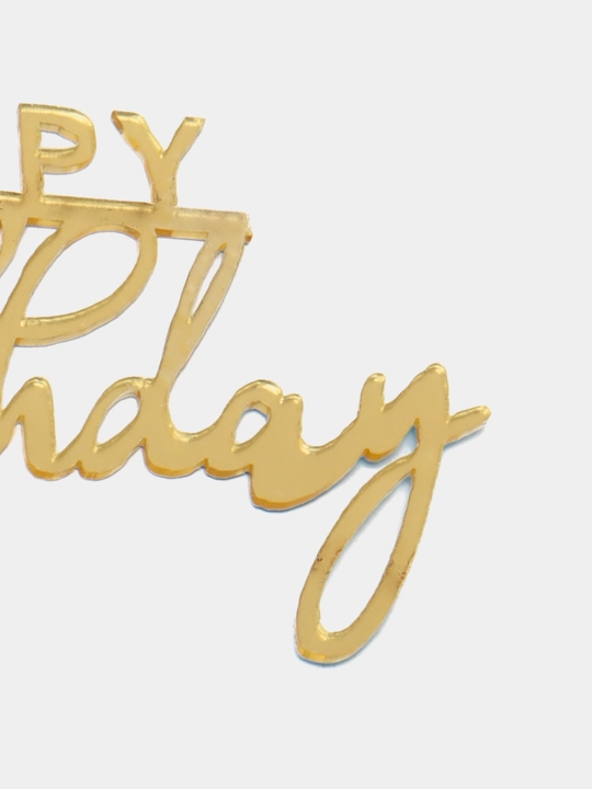 Топперы для украшения торта, надпись Happy Birthday, 42 вида