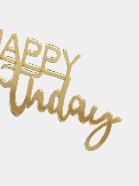 Топперы для украшения торта, надпись Happy Birthday, 42 вида