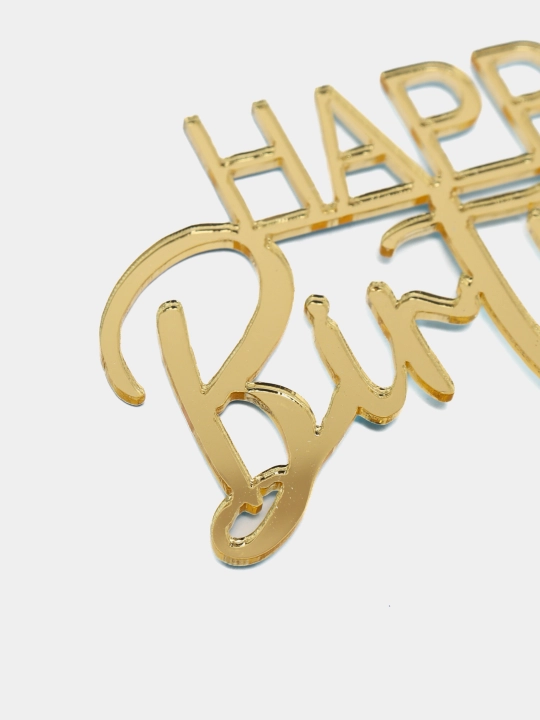 Топперы для украшения торта, надпись Happy Birthday, 42 вида