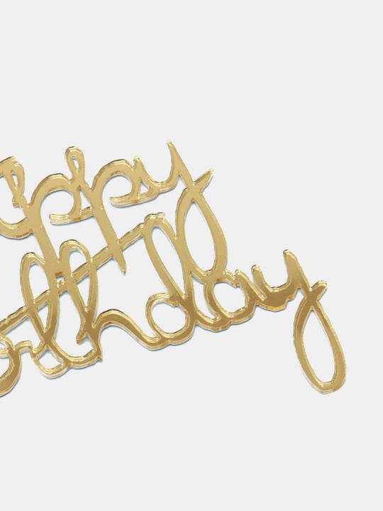 Топперы для украшения торта, надпись Happy Birthday, 42 вида