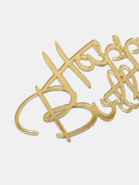 Топперы для украшения торта, надпись Happy Birthday, 42 вида